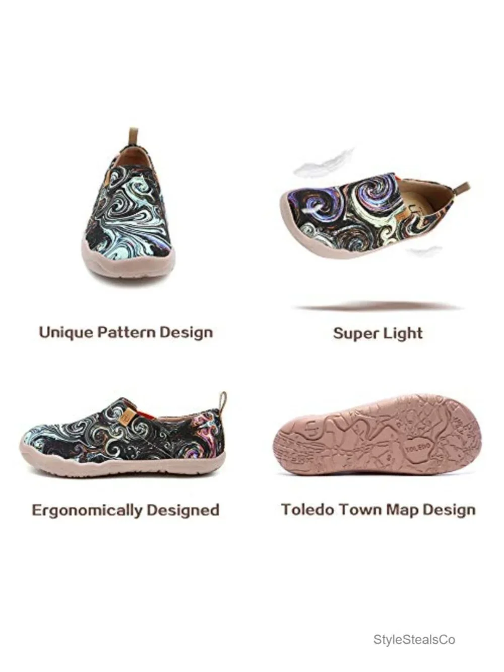 Lightweight Canvas Loafers with Ortholite Insole, Pull-On